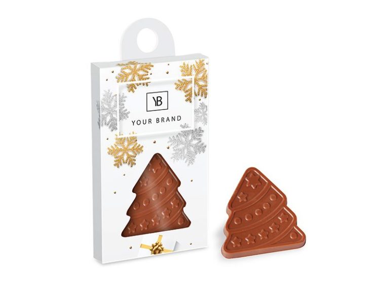 Čokoláda ve tvaru vánočního stromečku