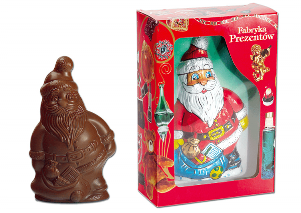 Čokoláda ve tvaru Santa Clause